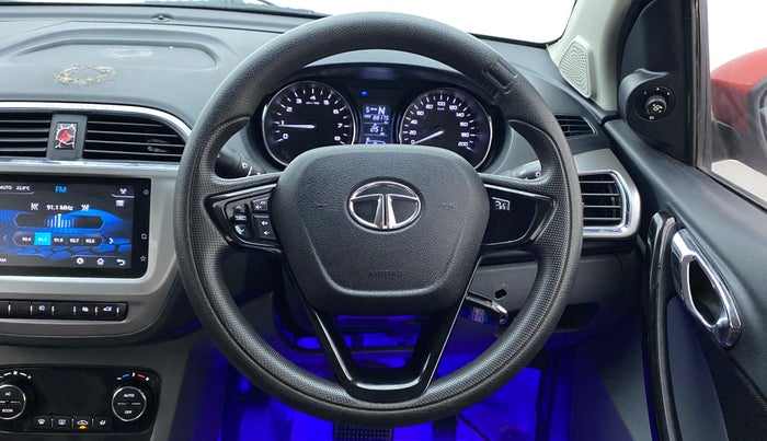 2019 Tata TIGOR 1.2 XZA+ RTN, Petrol, Automatic, 88,210 km, Steering Wheel Close Up
