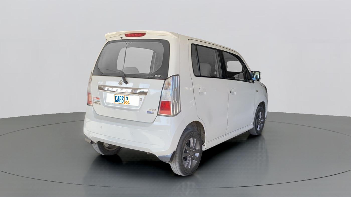2017 Maruti Wagon R 1.0 VXI PLUS AMT, Petrol, Automatic, 33,961 km, Right Back Diagonal