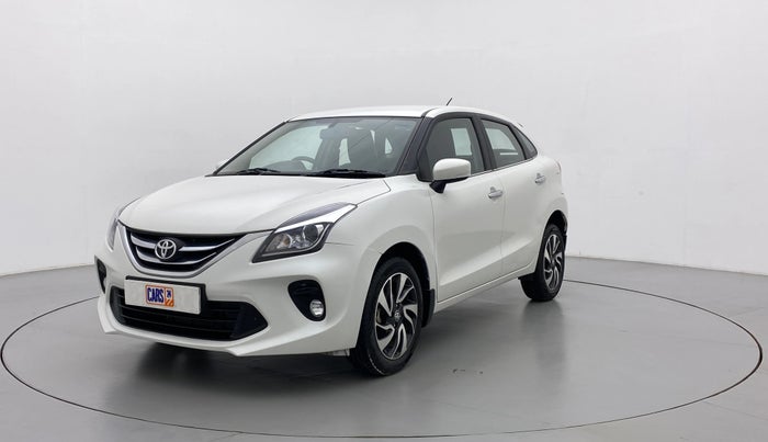 2021 Toyota Glanza G CVT, Petrol, Automatic, 9,121 km, Left Front Diagonal