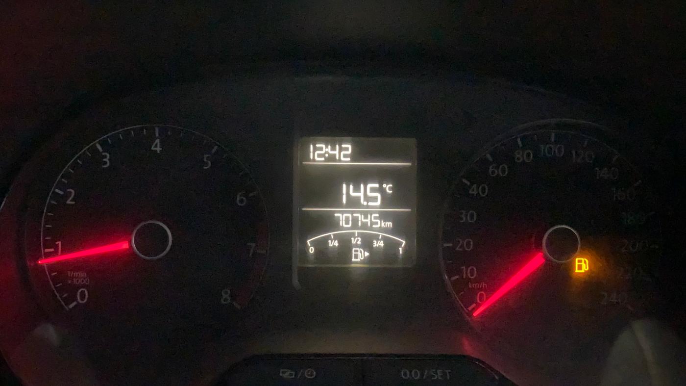 2018 Volkswagen Polo TRENDLINE 1.2L PETROL, Petrol, Manual, 70,837 km, Odometer Image