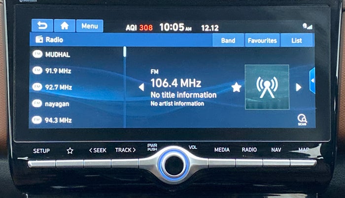 2021 Hyundai ALCAZAR 1.5 SIGNATURE (O) AT 6STR, Diesel, Automatic, 24,395 km, Infotainment System