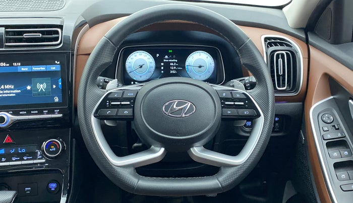 2021 Hyundai ALCAZAR 1.5 SIGNATURE (O) AT 6STR, Diesel, Automatic, 24,395 km, Steering Wheel Close Up