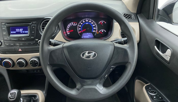 2013 Hyundai Grand i10 SPORTZ 1.2 KAPPA VTVT, Petrol, Manual, 46,483 km, Steering Wheel Close Up
