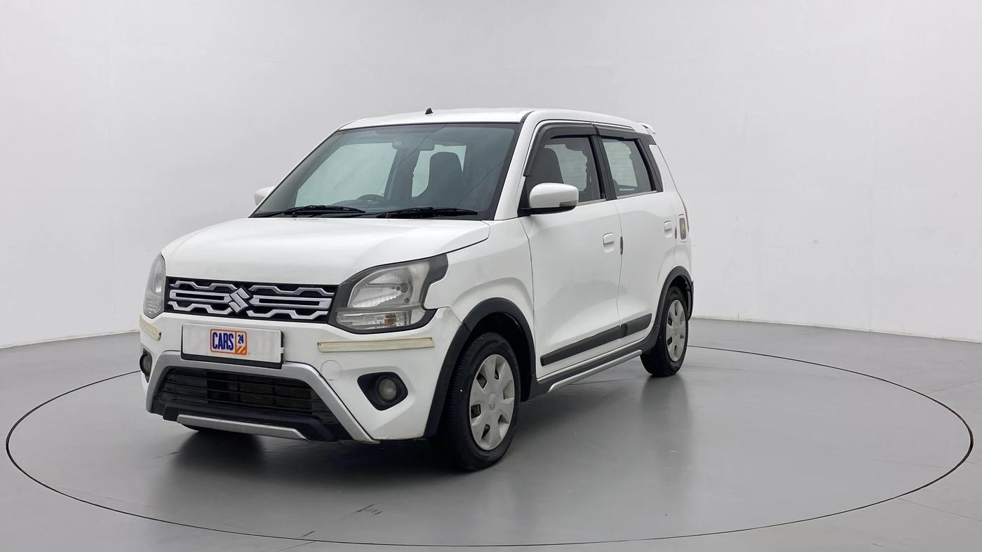 2019 Maruti New Wagon-R ZXI 1.2 old, CNG, Manual, 93,341 km, Left Front Diagonal