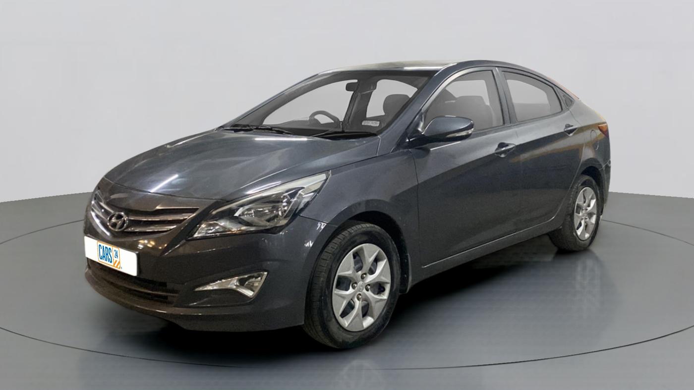 2015 Hyundai Verna FLUIDIC 1.4 VTVT, Petrol, Manual, 97,371 km, Left Front Diagonal