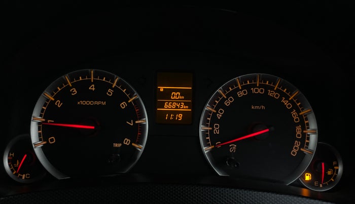 2013 Maruti Swift VXI, Petrol, Manual, 66,929 km, Odometer Image
