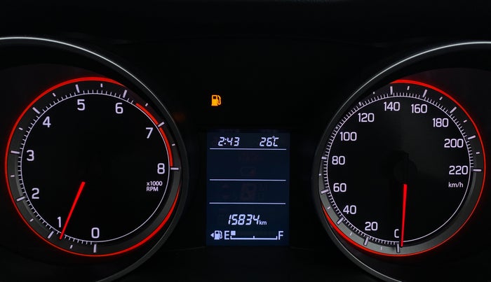 2020 Maruti Swift ZXI, Petrol, Manual, 15,875 km, Odometer Image