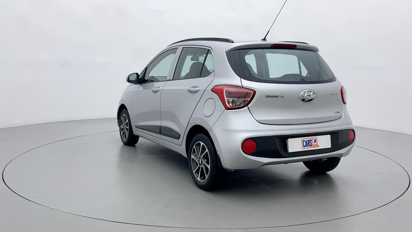 2017 Hyundai Grand i10 SPORTZ (O) 1.2 AT VTVT, Petrol, Automatic, 32,162 km, Left Back Diagonal