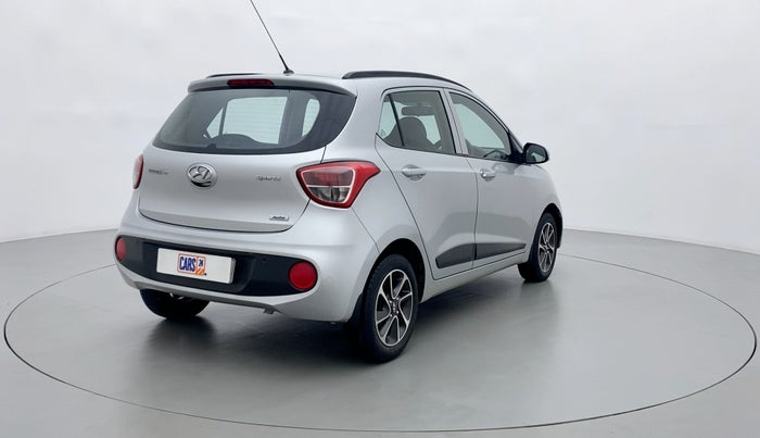 2017 Hyundai Grand i10 SPORTZ (O) 1.2 AT VTVT, Petrol, Automatic, 32,162 km, Right Back Diagonal