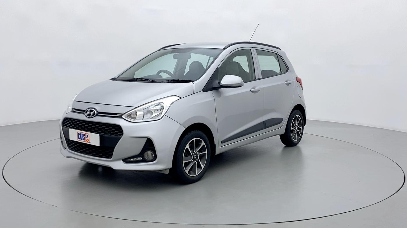 2017 Hyundai Grand i10 SPORTZ (O) 1.2 AT VTVT, Petrol, Automatic, 32,162 km, Left Front Diagonal