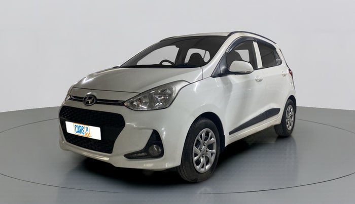 2019 Hyundai Grand i10 SPORTZ 1.2 KAPPA VTVT, Petrol, Manual, 38,744 km, Left Front Diagonal