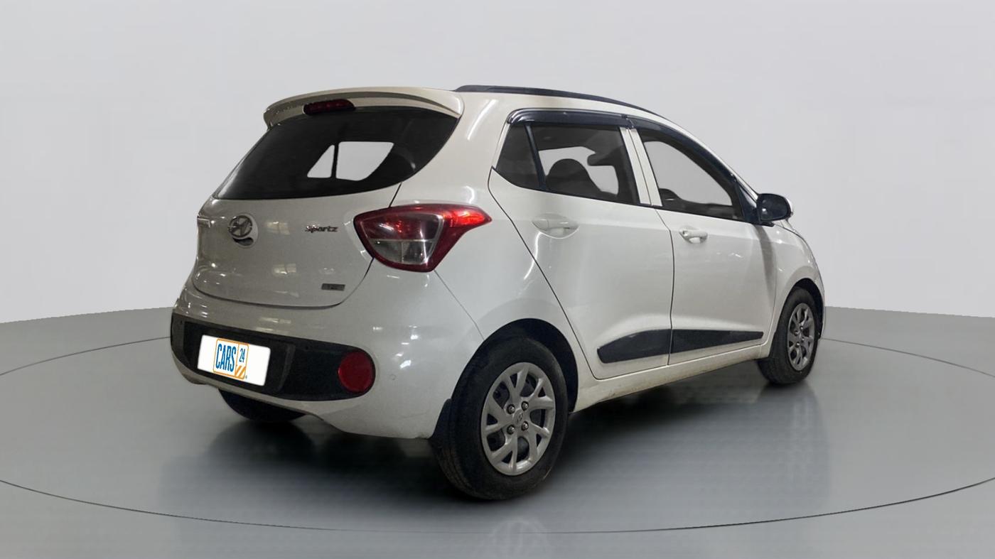 2019 Hyundai Grand i10 SPORTZ 1.2 KAPPA VTVT, Petrol, Manual, 38,744 km, Right Back Diagonal