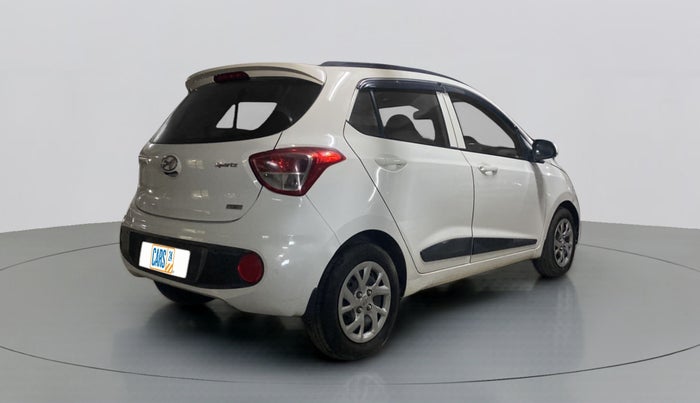 2019 Hyundai Grand i10 SPORTZ 1.2 KAPPA VTVT, Petrol, Manual, 38,744 km, Right Back Diagonal