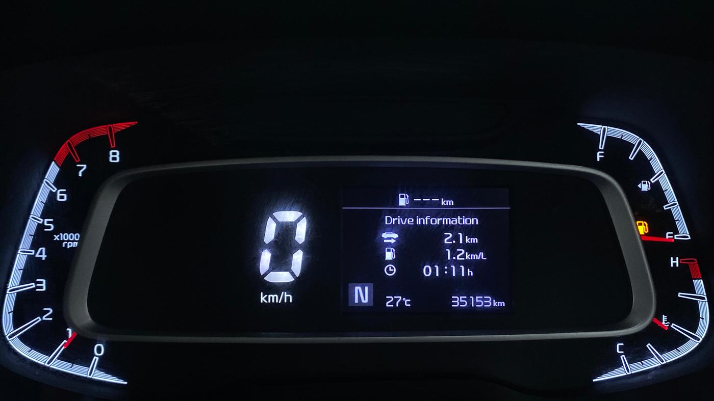 2020 KIA SONET HTX 1.0 IMT, Petrol, Manual, 35,153 km, Odometer Image