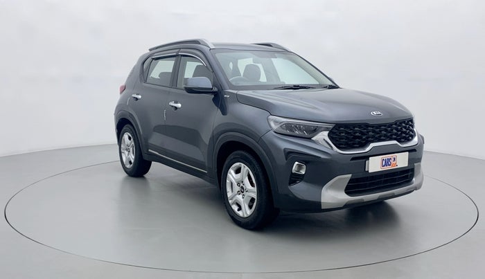2020 KIA SONET HTX 1.0 IMT, Petrol, Manual, 35,153 km, Right Front Diagonal