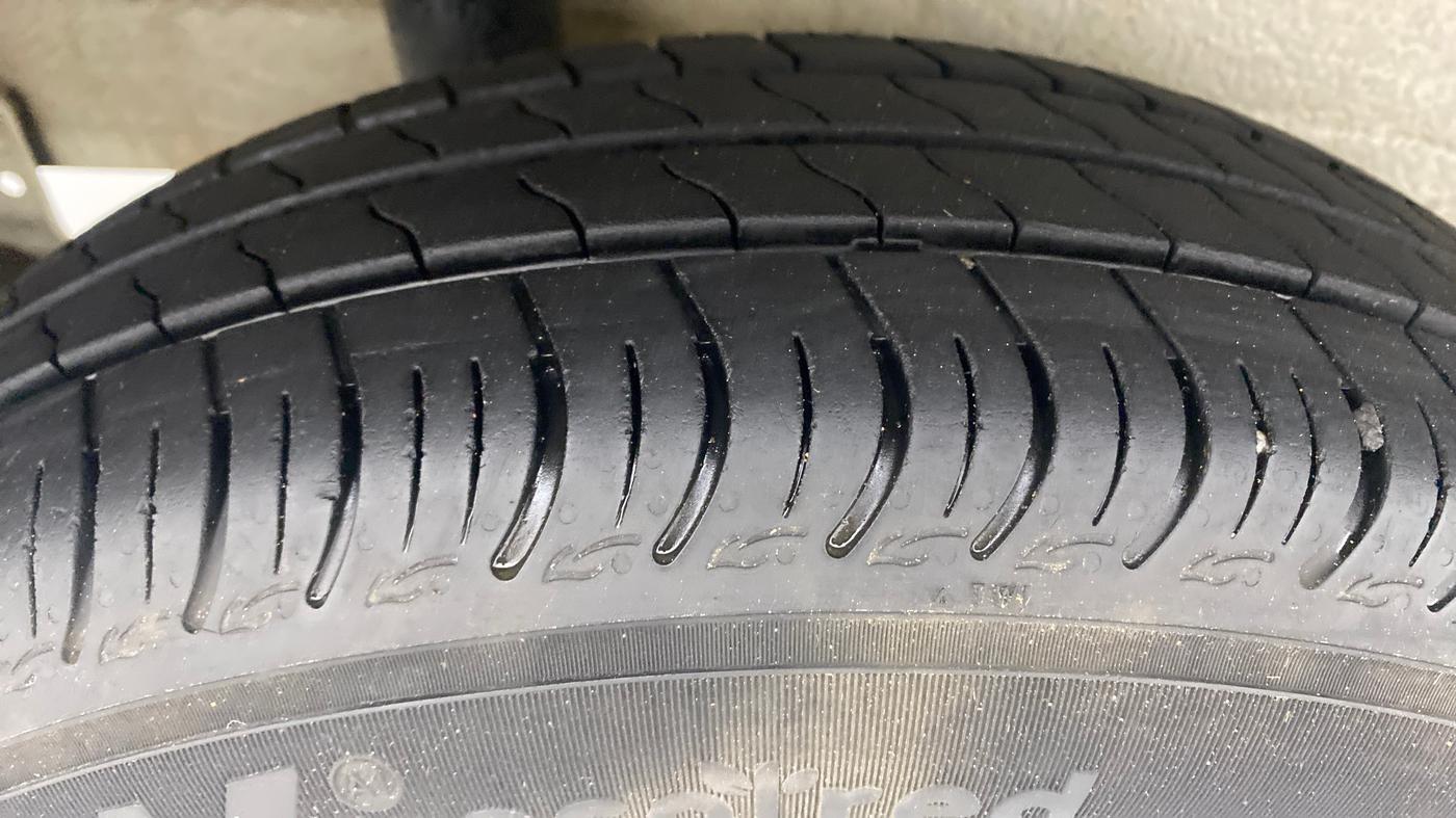 2021 Maruti S PRESSO VXI (O), Petrol, Manual, 5,282 km, Right Rear Tyre Tread