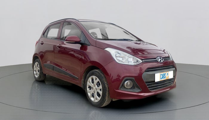 2015 Hyundai Grand i10 SPORTZ 1.2 KAPPA VTVT, Petrol, Manual, 17,456 km, Right Front Diagonal