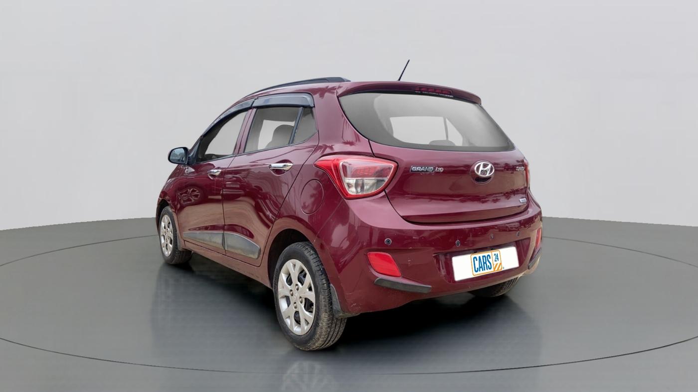 2014 Hyundai Grand i10 SPORTZ AT 1.2 KAPPA VTVT, Petrol, Automatic, 60,199 km, Left Back Diagonal