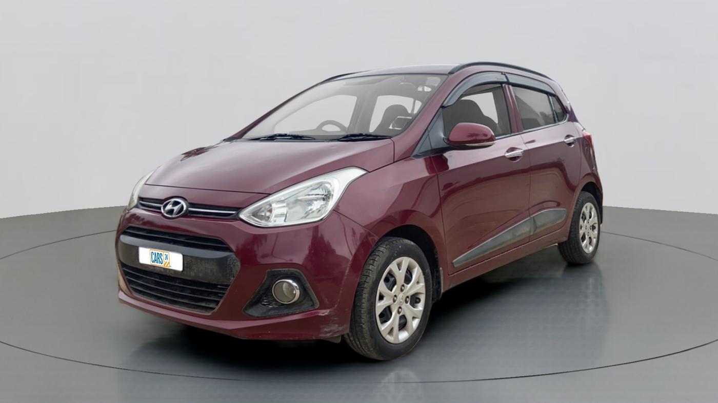2014 Hyundai Grand i10 SPORTZ AT 1.2 KAPPA VTVT, Petrol, Automatic, 60,199 km, Left Front Diagonal
