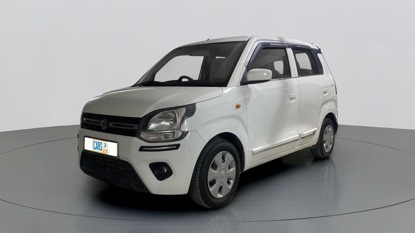 2019 Maruti New Wagon-R VXI 1.0, CNG, Manual, 75,569 km, Left Front Diagonal