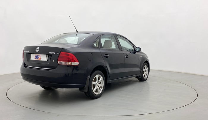 2012 Volkswagen Vento HIGHLINE DIESEL, Diesel, Manual, 75,455 km, Right Back Diagonal