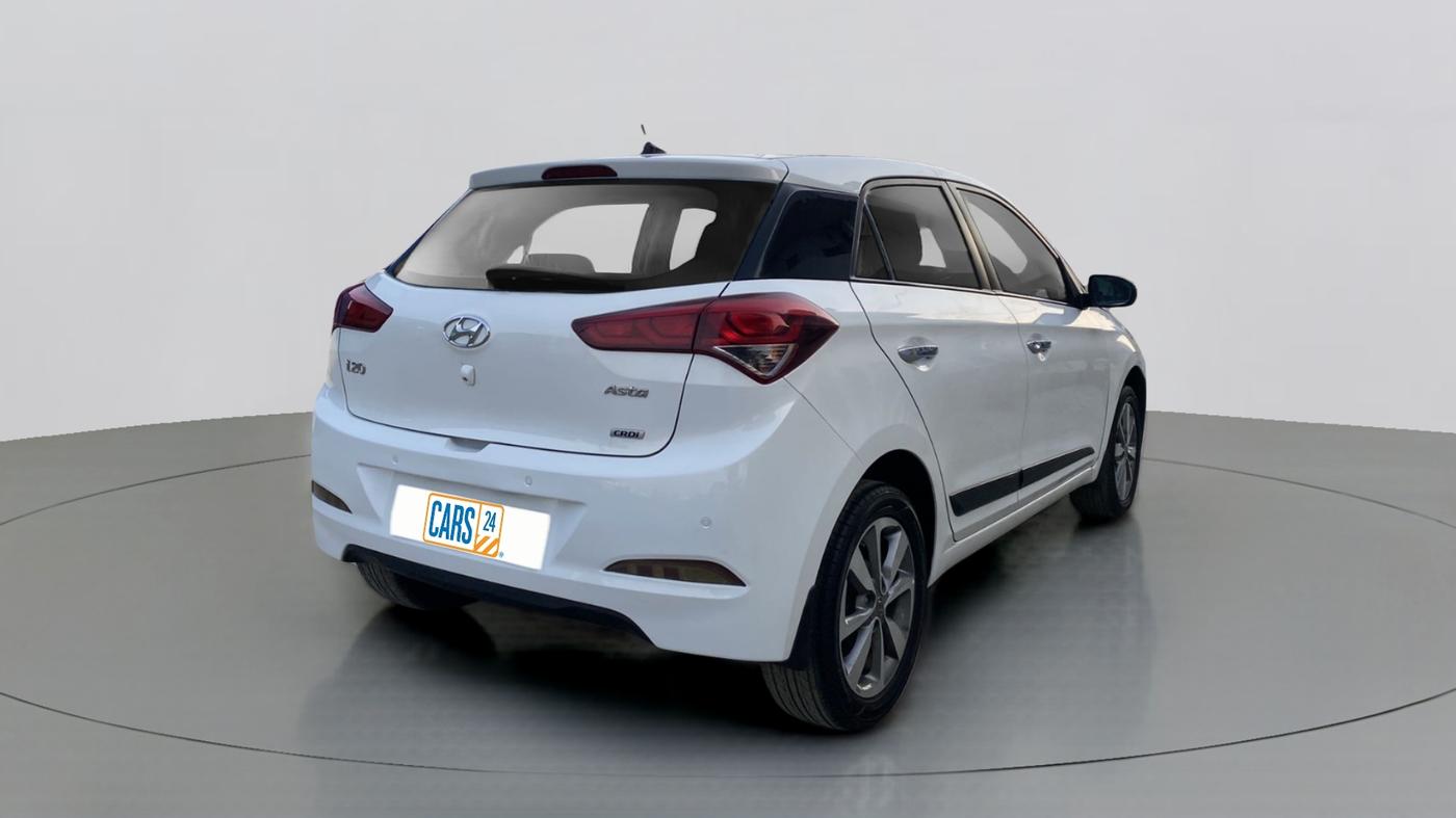 2017 Hyundai Elite i20 1.4 CRDI ASTA (O), Diesel, Manual, 35,646 km, Right Back Diagonal
