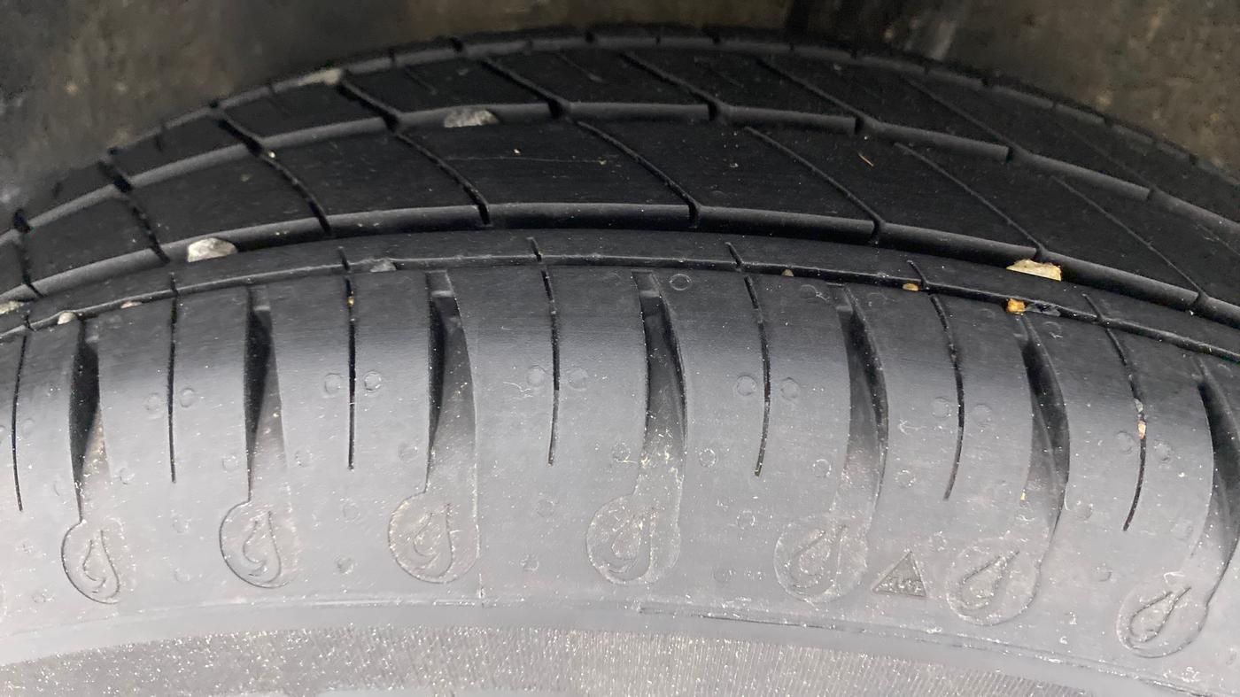 2021 Datsun Redi Go A, Petrol, Manual, 1,658 km, Left Rear Tyre Tread