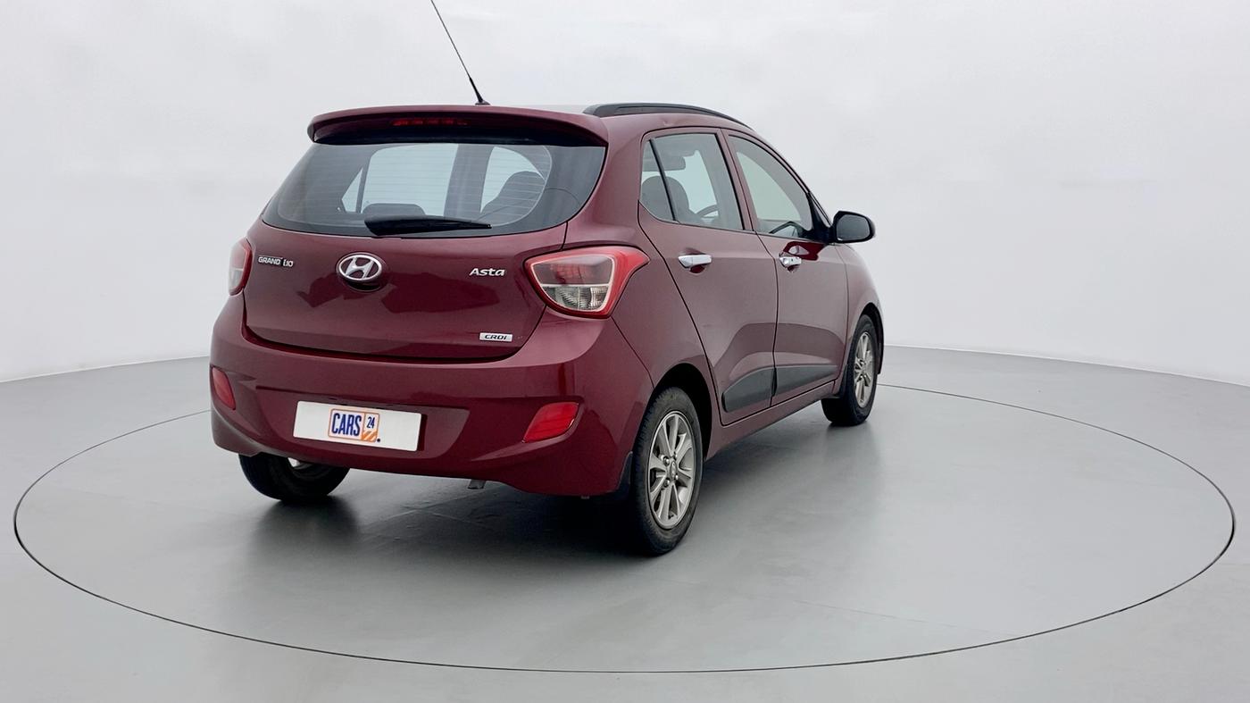 2015 Hyundai Grand i10 ASTA 1.1 (O) CRDI, Diesel, Manual, 99,175 km, Right Back Diagonal