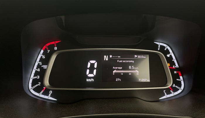 2022 KIA SONET GTX PLUS 1.0 IMT, Petrol, Manual, 71,157 km, Odometer Image