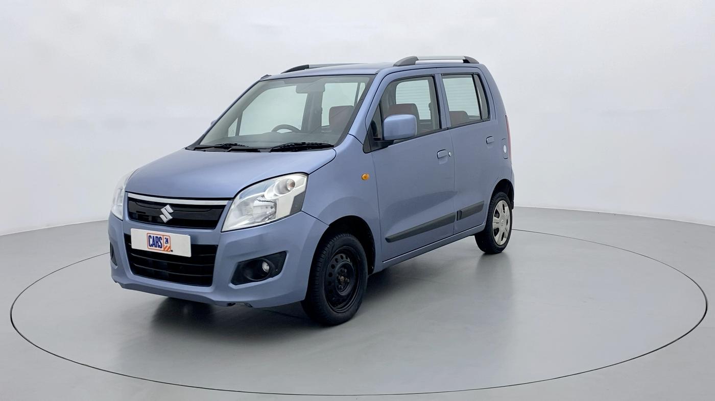2015 Maruti Wagon R 1.0 VXI, Petrol, Manual, 75,135 km, Left Front Diagonal