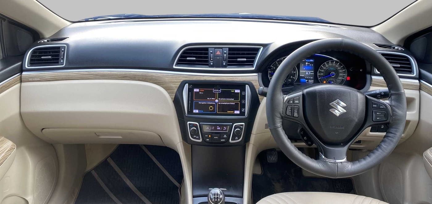 2019 Maruti Ciaz ALPHA 1.5 MT VTVT SHVS, Petrol, Manual, 3,412 km, Dashboard