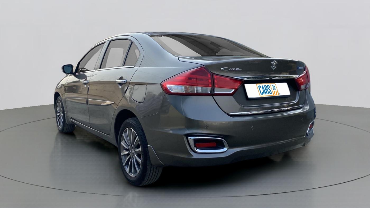 2019 Maruti Ciaz ALPHA 1.5 MT VTVT SHVS, Petrol, Manual, 3,412 km, Left Back Diagonal
