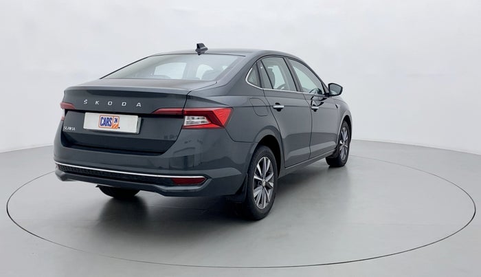 2022 Skoda SLAVIA STYLE 1.0 TSI MT, Petrol, Manual, 30,722 km, Right Back Diagonal