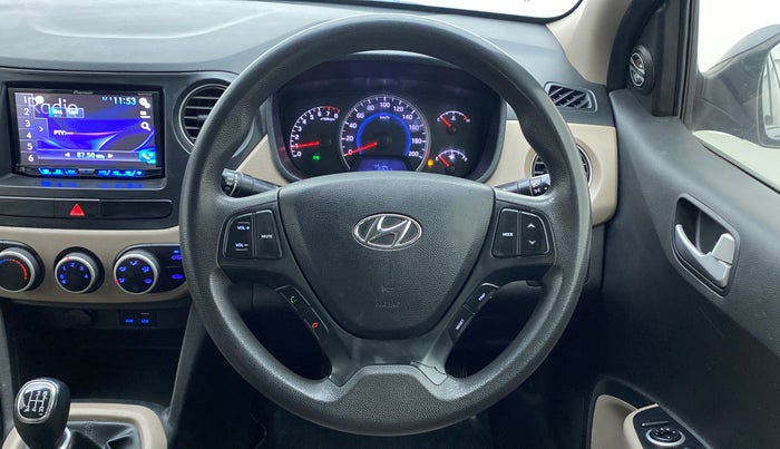 2016 Hyundai Grand i10 SPORTZ 1.2 KAPPA VTVT, Petrol, Manual, 80,483 km, Steering Wheel Close Up