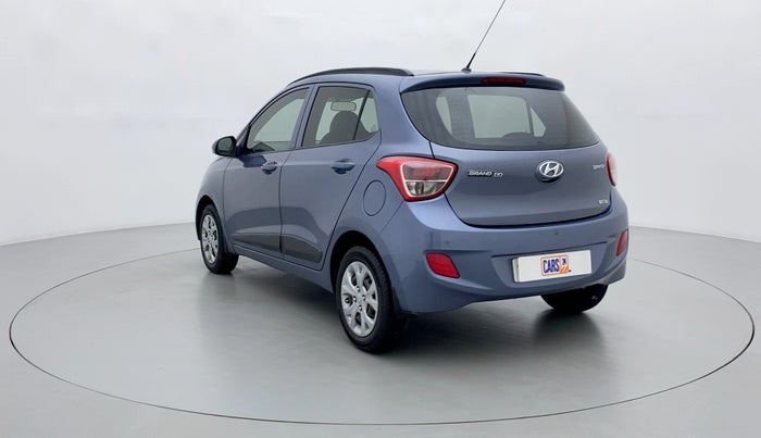 2016 Hyundai Grand i10 SPORTZ 1.2 KAPPA VTVT, Petrol, Manual, 80,483 km, Left Back Diagonal