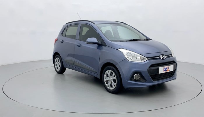 2016 Hyundai Grand i10 SPORTZ 1.2 KAPPA VTVT, Petrol, Manual, 80,483 km, Right Front Diagonal