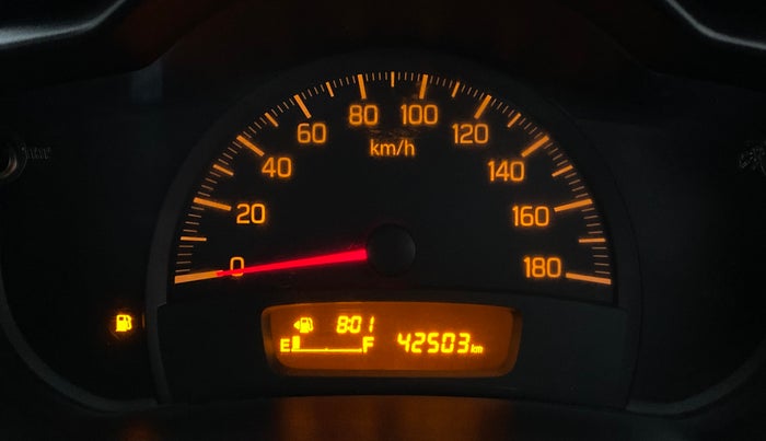 2014 Maruti Celerio VXI d, Petrol, Manual, 42,538 km, Odometer Image