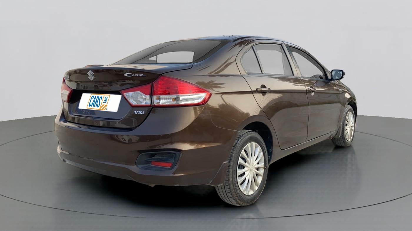 2016 Maruti Ciaz VXI (O), Petrol, Manual, 72,394 km, Right Back Diagonal