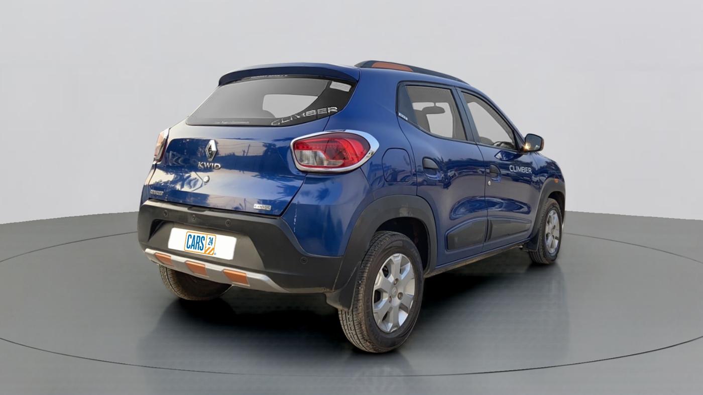 2018 Renault Kwid CLIMBER 1.0 AT, Petrol, Automatic, 6,653 km, Right Back Diagonal