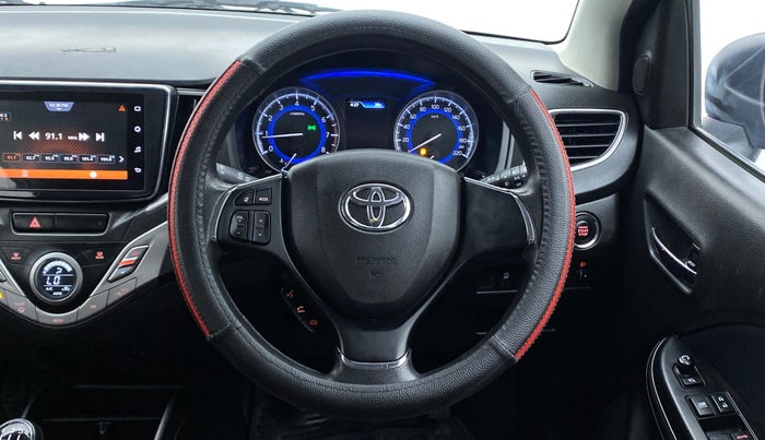 2019 Toyota Glanza G MT PETROL, Petrol, Manual, 69,553 km, Steering Wheel Close Up