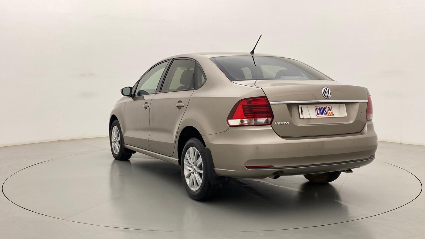 2016 Volkswagen Vento COMFORTLINE MT PETROL, Petrol, Manual, 51,170 km, Left Back Diagonal