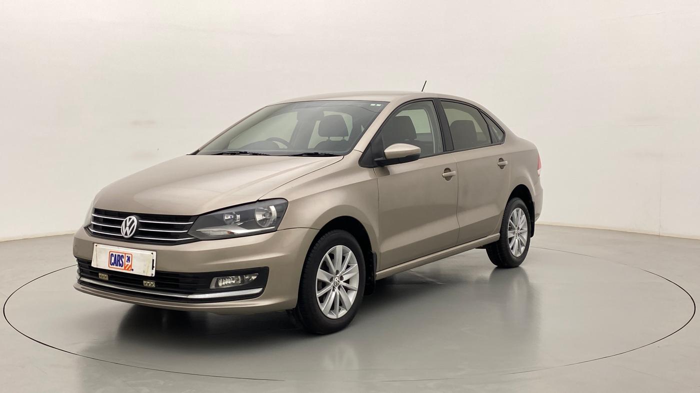 2016 Volkswagen Vento COMFORTLINE MT PETROL, Petrol, Manual, 51,170 km, Left Front Diagonal