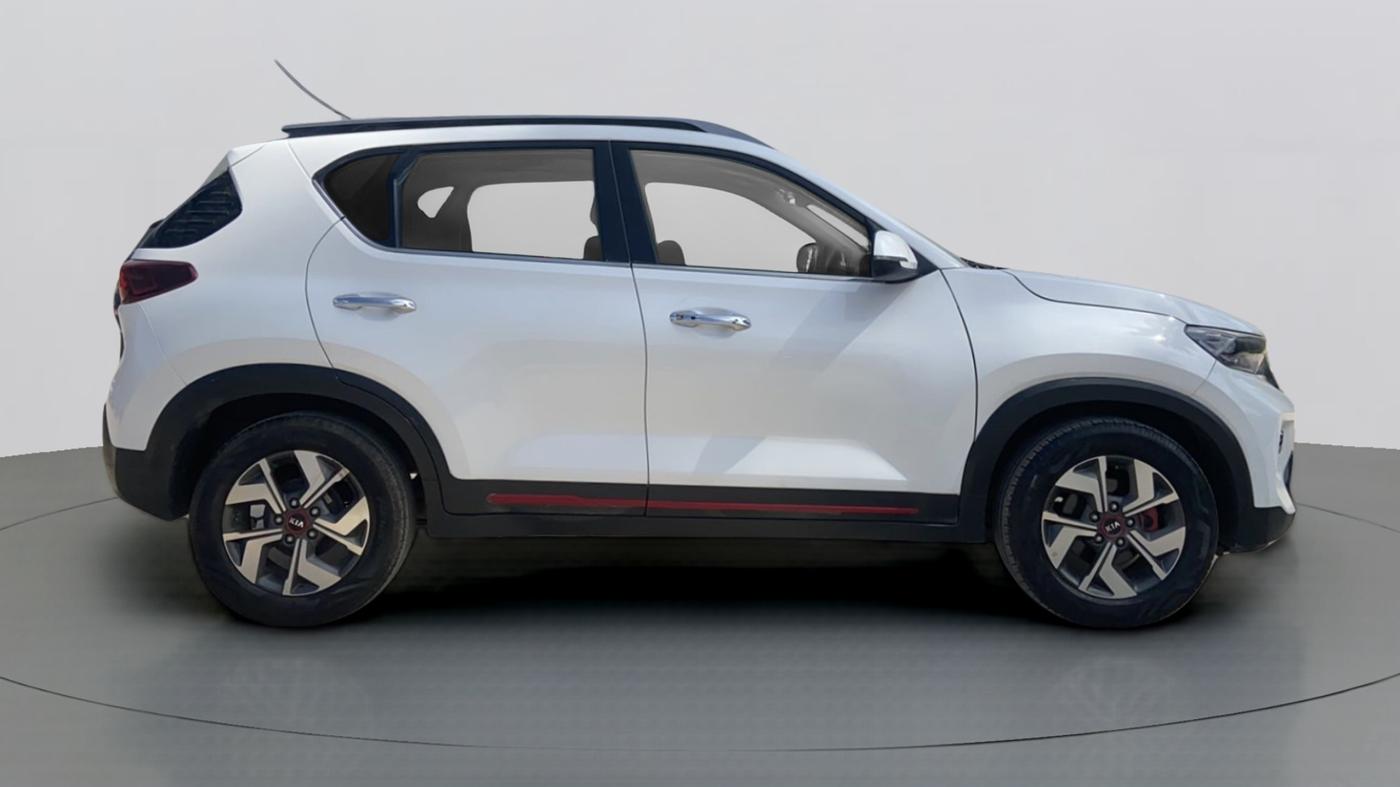 2020 KIA SONET GTX PLUS DCT 1.0, Petrol, Automatic, 24,407 km, Right Side View