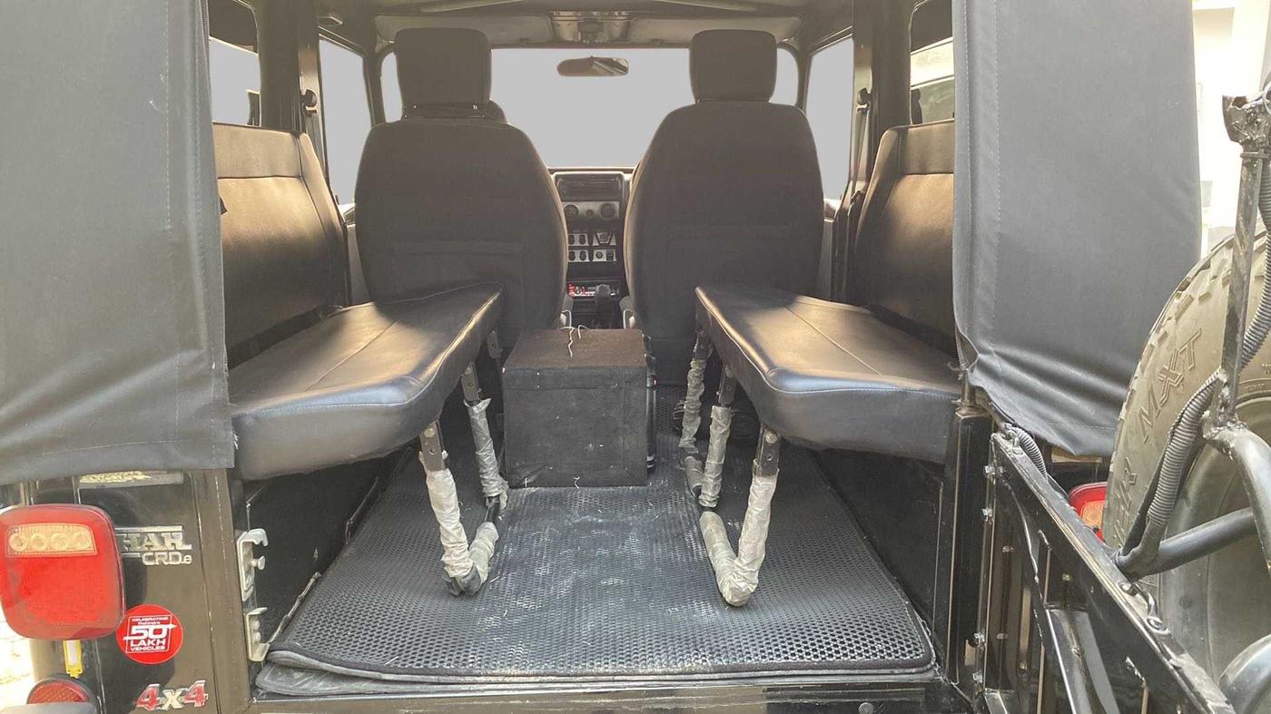 2015 Mahindra Thar CRDE 4X4 BS IV, Diesel, Manual, 35,530 km, Right Side Rear Door Cabin