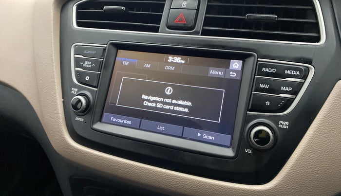 2018 Hyundai Elite i20 ASTA 1.2, Petrol, Manual, 56,272 km, Infotainment system - GPS Card not working/missing