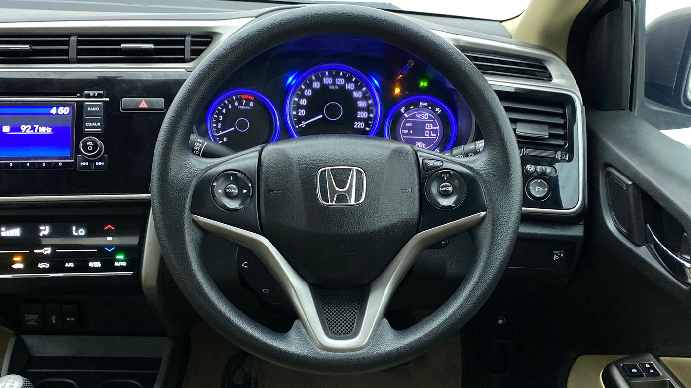 2016 Honda City V MT PETROL, Petrol, Manual, 60,441 km, Steering Wheel Close Up