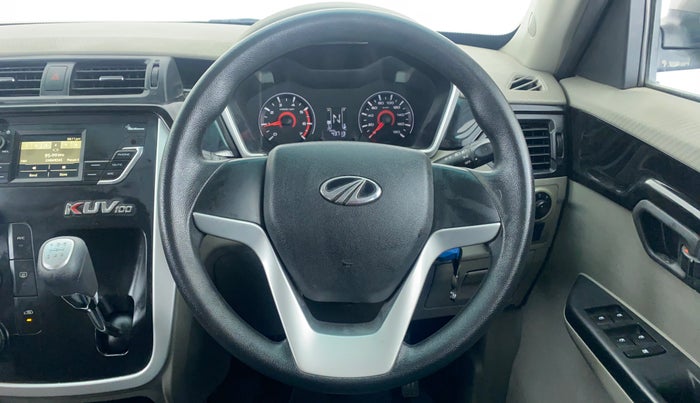 2016 Mahindra Kuv100 K6 6 STR, Petrol, Manual, 43,713 km, Steering Wheel Close Up