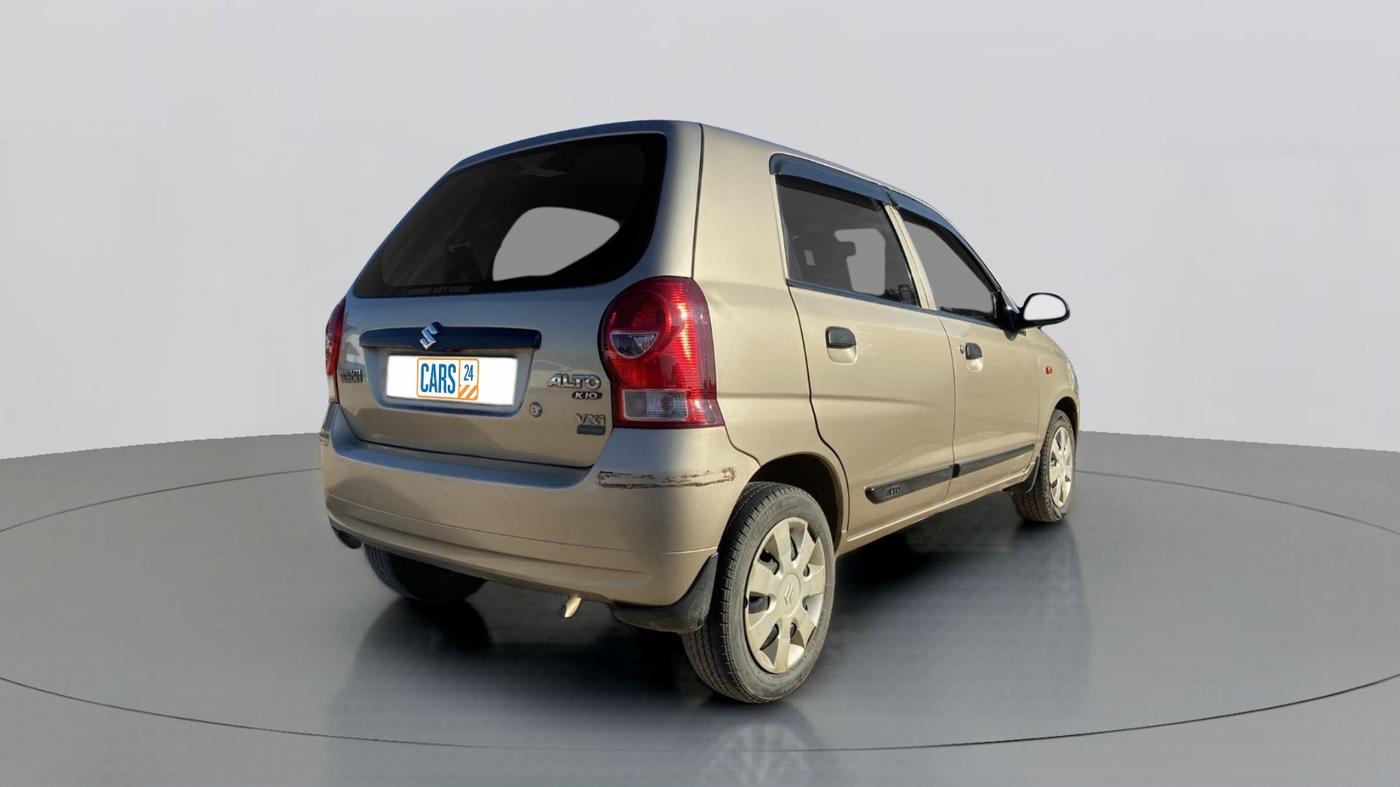 2013 Maruti Alto K10 VXI, Petrol, Manual, 39,992 km, Right Back Diagonal