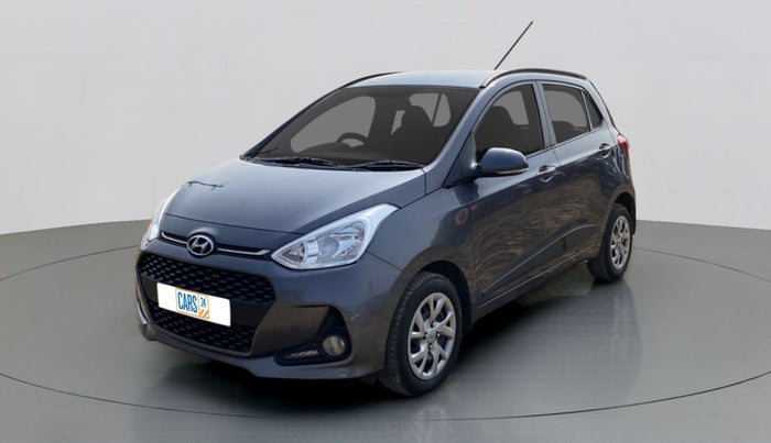 2019 Hyundai Grand i10 SPORTZ 1.2 KAPPA VTVT, Petrol, Manual, 10,392 km, Left Front Diagonal