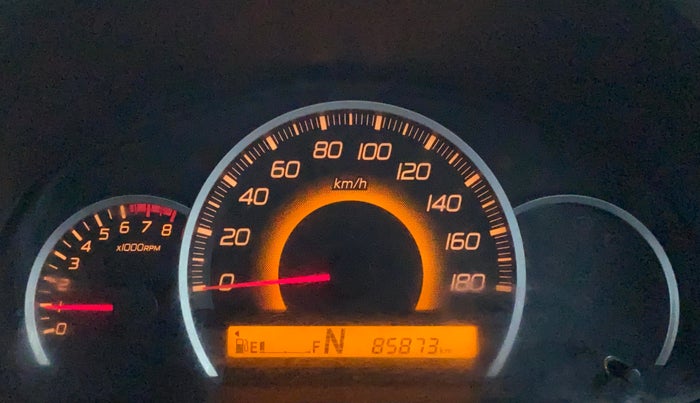 2016 Maruti Wagon R 1.0 VXI AMT, Petrol, Automatic, 85,941 km, Odometer Image